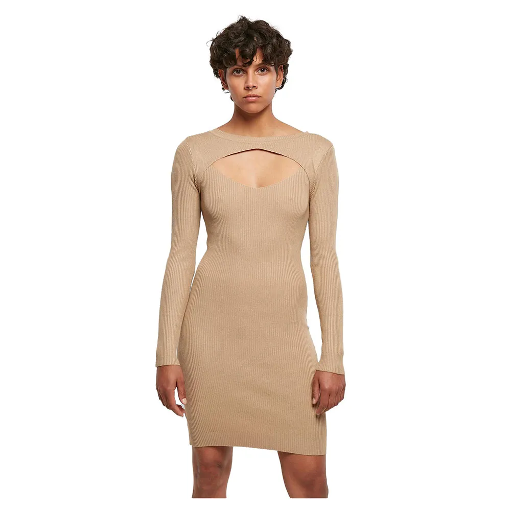 Платье Urban Classics Cut, бежевый
Платье Urban Classics Cut, бежевый