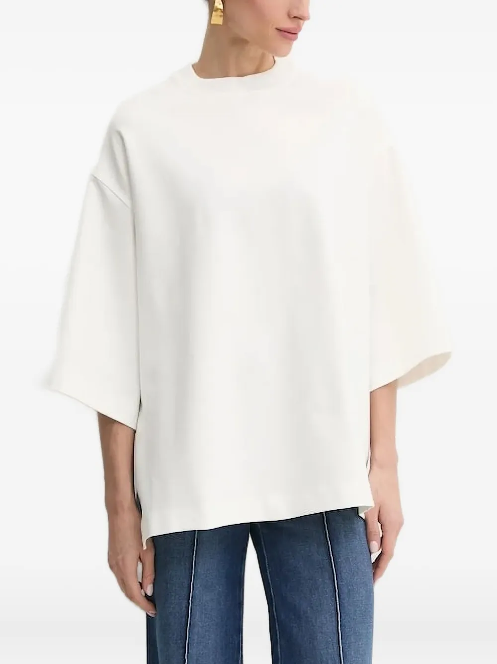 Блузка с круглым вырезом Liviana Conti, белый
Блузка с круглым вырезом Liviana Conti, белый