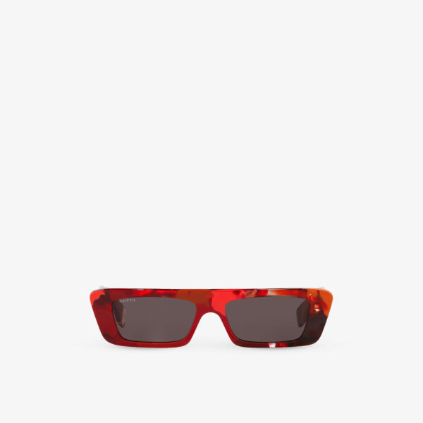 Солнцезащитные очки Gg1625S в прямоугольной оправе из ацетата Gucci, красный
Солнцезащитные очки Gg1625S в прямоугольной оправе из ацетата Gucci, красный