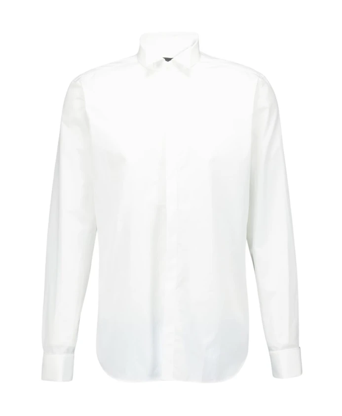 Классическая белая хлопковая рубашка с пуговицами Corneliani, белый
Классическая белая хлопковая рубашка с пуговицами Corneliani, белый