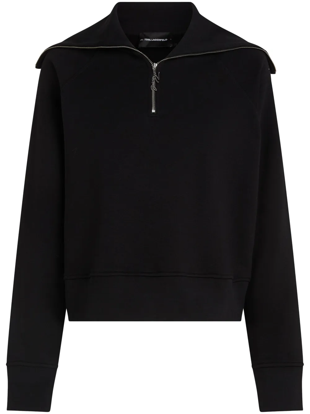 Толстовка с воротником на молнии KARL LAGERFELD, черный
Толстовка с воротником на молнии KARL LAGERFELD, черный