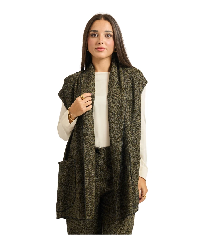 Длинный жилет Alessia Santi, зеленый
Длинный жилет Alessia Santi, зеленый