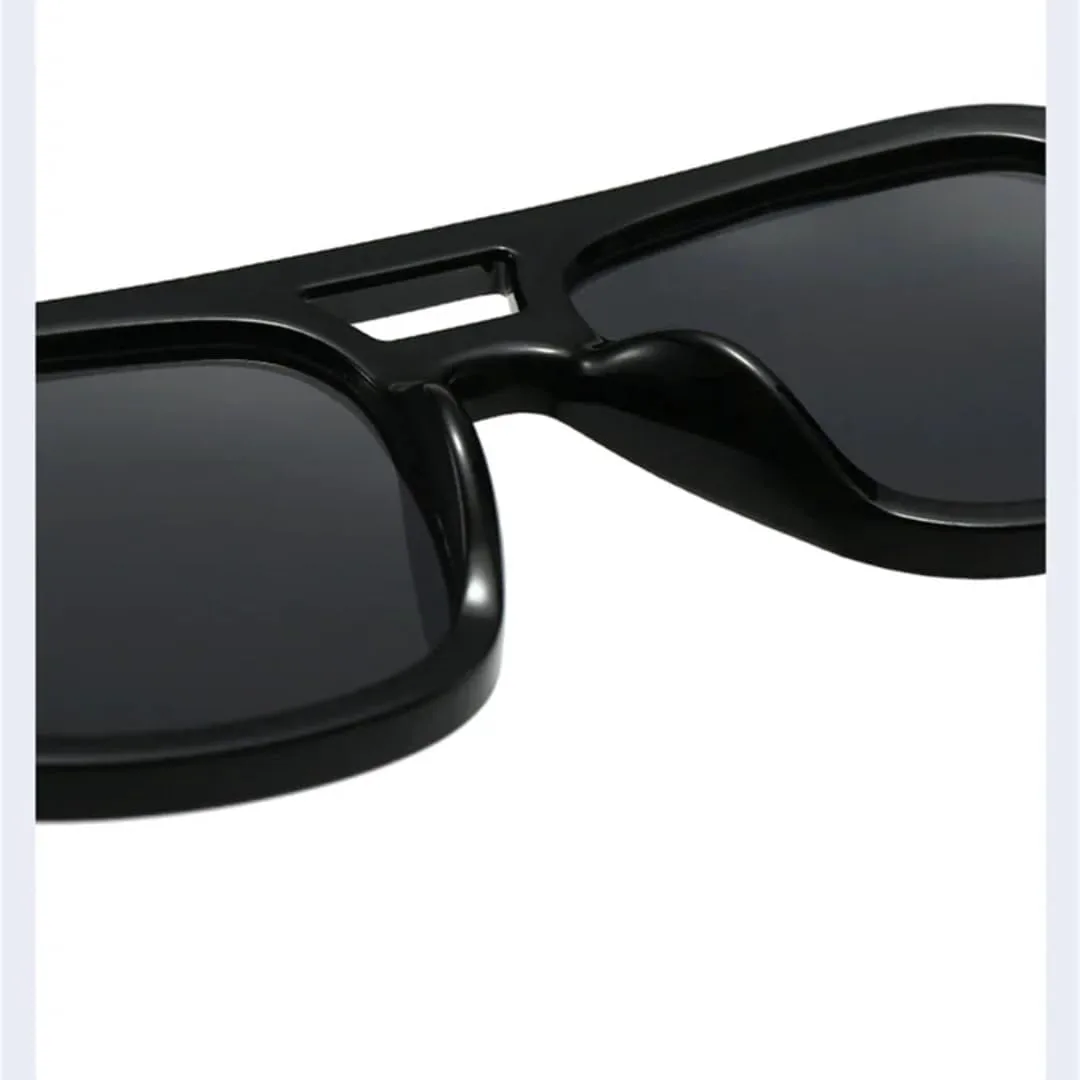 Модные женские солнцезащитные очки с двойной перемычкой и защитой от УФ-излучения UV400, ретро-очки с широкими дужками, мужские солнцезащитные очки VFDHN, Red Red
Модные женские солнцезащитные очки с двойной перемычкой и защитой от УФ-излучения UV400, ретро-очки с широкими дужками, мужские солнцезащитные очки VFDHN, Red Red