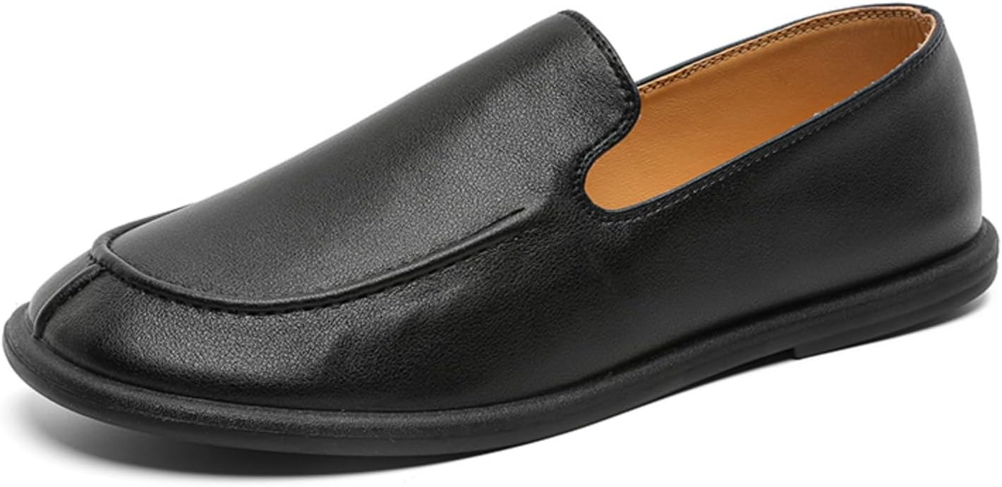 Мужские лаконичные кожаные лоферы YRZHGDL, черные, без шнурков, с круглым носком, удобные, повседневные, с мягкой подошвой, легкие, противоскользящие, для ходьбы, работы в офисе, путешествий, вождения, мокасины, обувь для лодок
Мужские лаконичные кожаные лоферы YRZHGDL, черные, без шнурков, с круглым носком, удобные, повседневные, с мягкой подошвой, легкие, противоскользящие, для ходьбы, работы в офисе, путешествий, вождения, мокасины, обувь для лодок