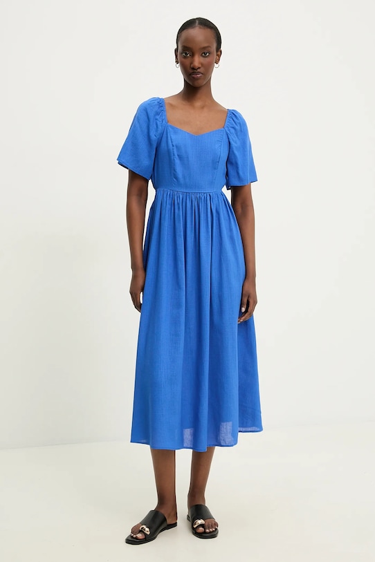 Платье с льняной тканью Answear.Lab, темно-синий
Платье с льняной тканью Answear.Lab, темно-синий