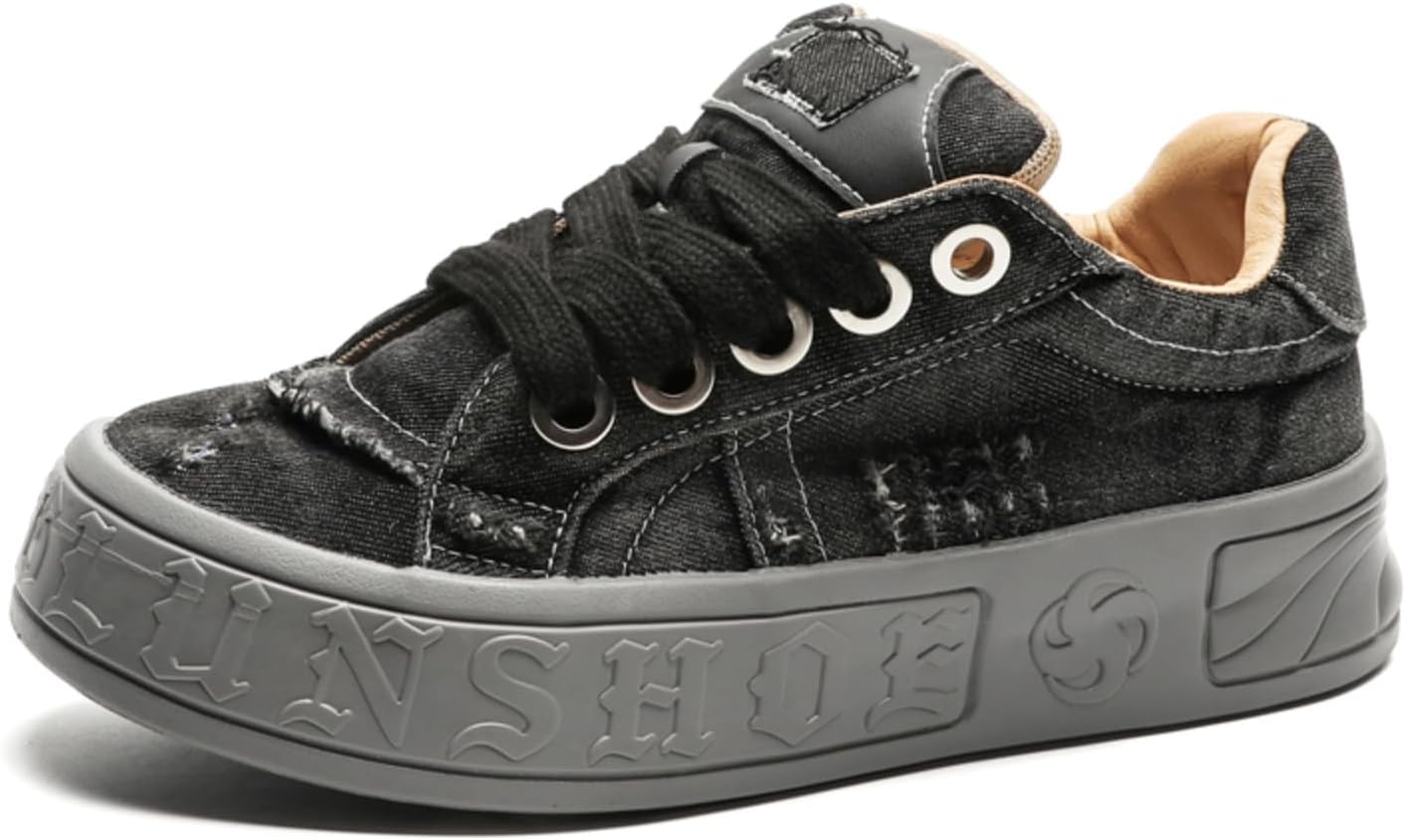 Мужские джинсовые кеды Kpdwfms, модная повседневная обувь - стильный выбор для уличного стиля, ежедневных нарядов и городских прогулок, черный
Мужские джинсовые кеды Kpdwfms, модная повседневная обувь - стильный выбор для уличного стиля, ежедневных нарядов и городских прогулок, черный