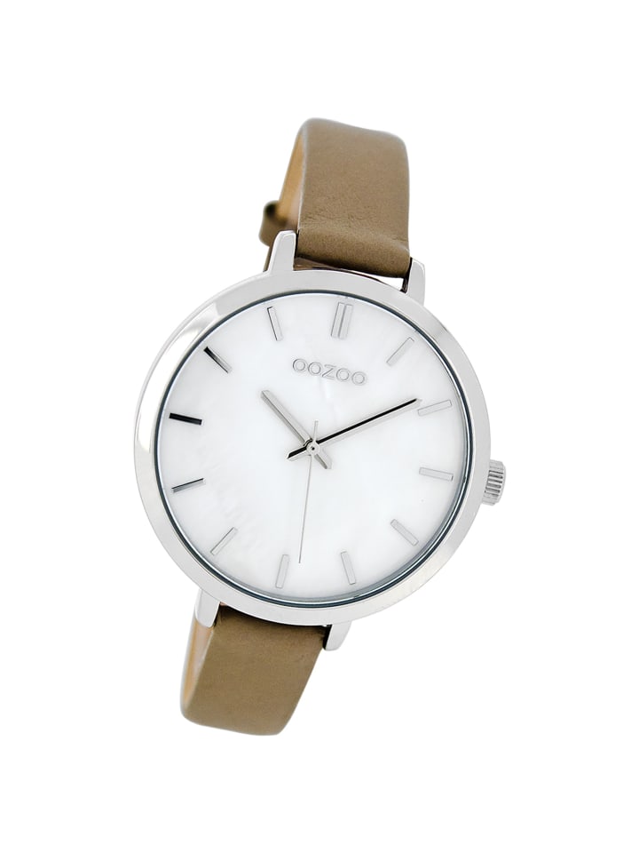 Аналоговые наручные часы Oozoo Timepieces, бежевые, средний размер (примерно 38 мм)
Аналоговые наручные часы Oozoo Timepieces, бежевые, средний размер (примерно 38 мм)