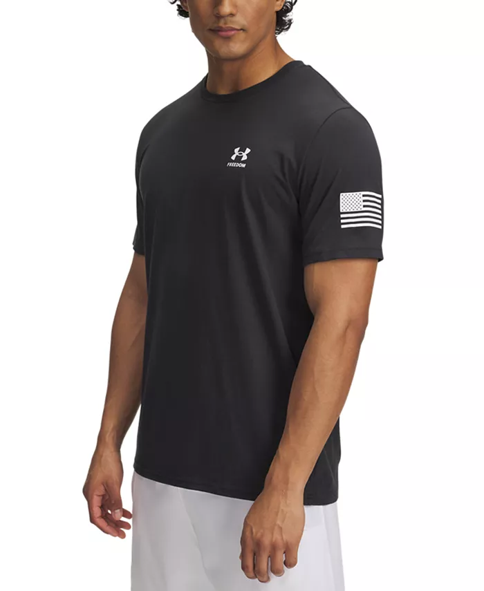 Мужская футболка с логотипом Freedom Flag Under Armour, черный
Мужская футболка с логотипом Freedom Flag Under Armour, черный