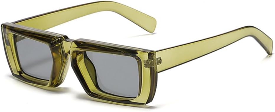 Винтажные прямоугольные солнцезащитные очки для женщин в стиле панк, солнцезащитные очки в маленькой оправе для мужчин, модные очки UV400, стильные очки MTZJH, Green-black
Винтажные прямоугольные солнцезащитные очки для женщин в стиле панк, солнцезащитные очки в маленькой оправе для мужчин, модные очки UV400, стильные очки MTZJH, Green-black