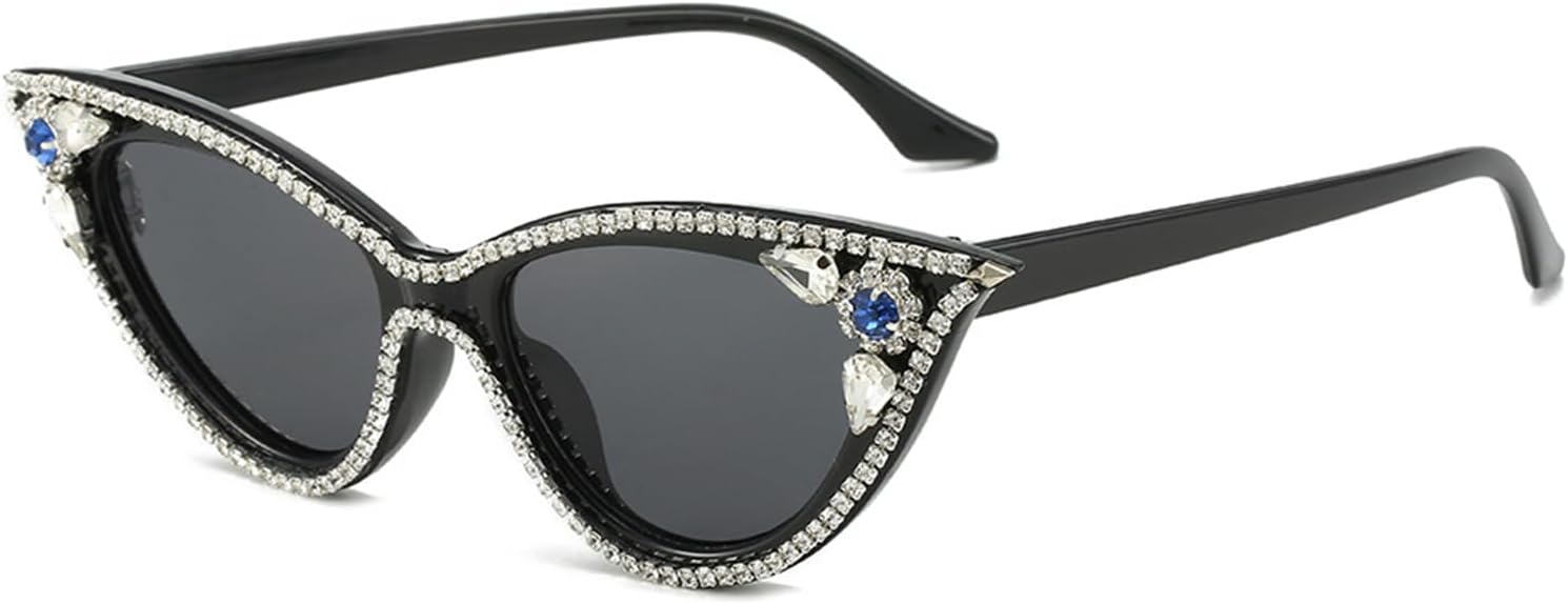 Willochra Модные солнцезащитные очки «кошачий глаз» с бриллиантами для женщин, блестящие солнцезащитные очки со стразами, розовые, для вечеринок, с защитой от УФ-излучения, Black
Willochra Модные солнцезащитные очки «кошачий глаз» с бриллиантами для женщин, блестящие солнцезащитные очки со стразами, розовые, для вечеринок, с защитой от УФ-излучения, Black
