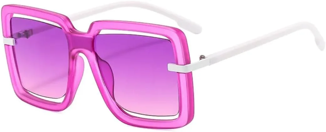 Солнцезащитные очки для мужчин и женщин - защита UV400 - увеличенные полые цветные линзы для занятий спортом на открытом воздухе и вождения DSVIGF, Purple
Солнцезащитные очки для мужчин и женщин - защита UV400 - увеличенные полые цветные линзы для занятий спортом на открытом воздухе и вождения DSVIGF, Purple