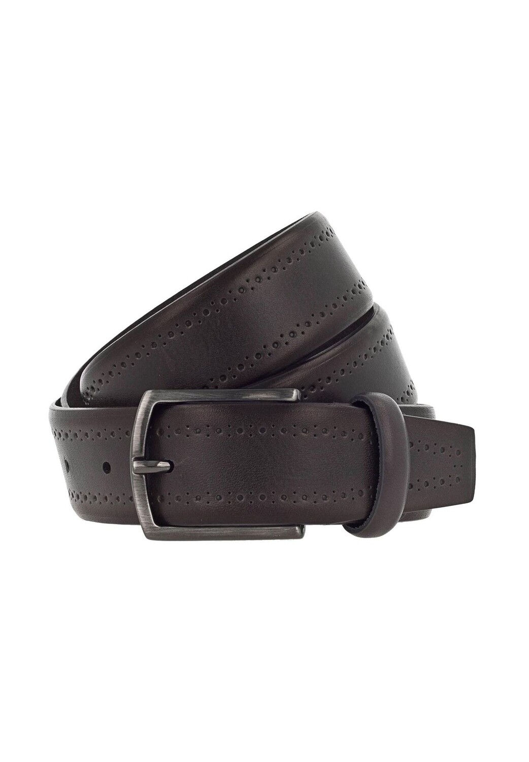 Ремень кожаный Vanzetti, антрацит 
Ремень кожаный Vanzetti, антрацит