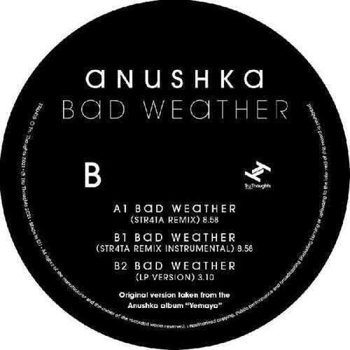 Виниловая пластинка Anushka - Bad Weather / Str4Ta Remix
Виниловая пластинка Anushka - Bad Weather / Str4Ta Remix