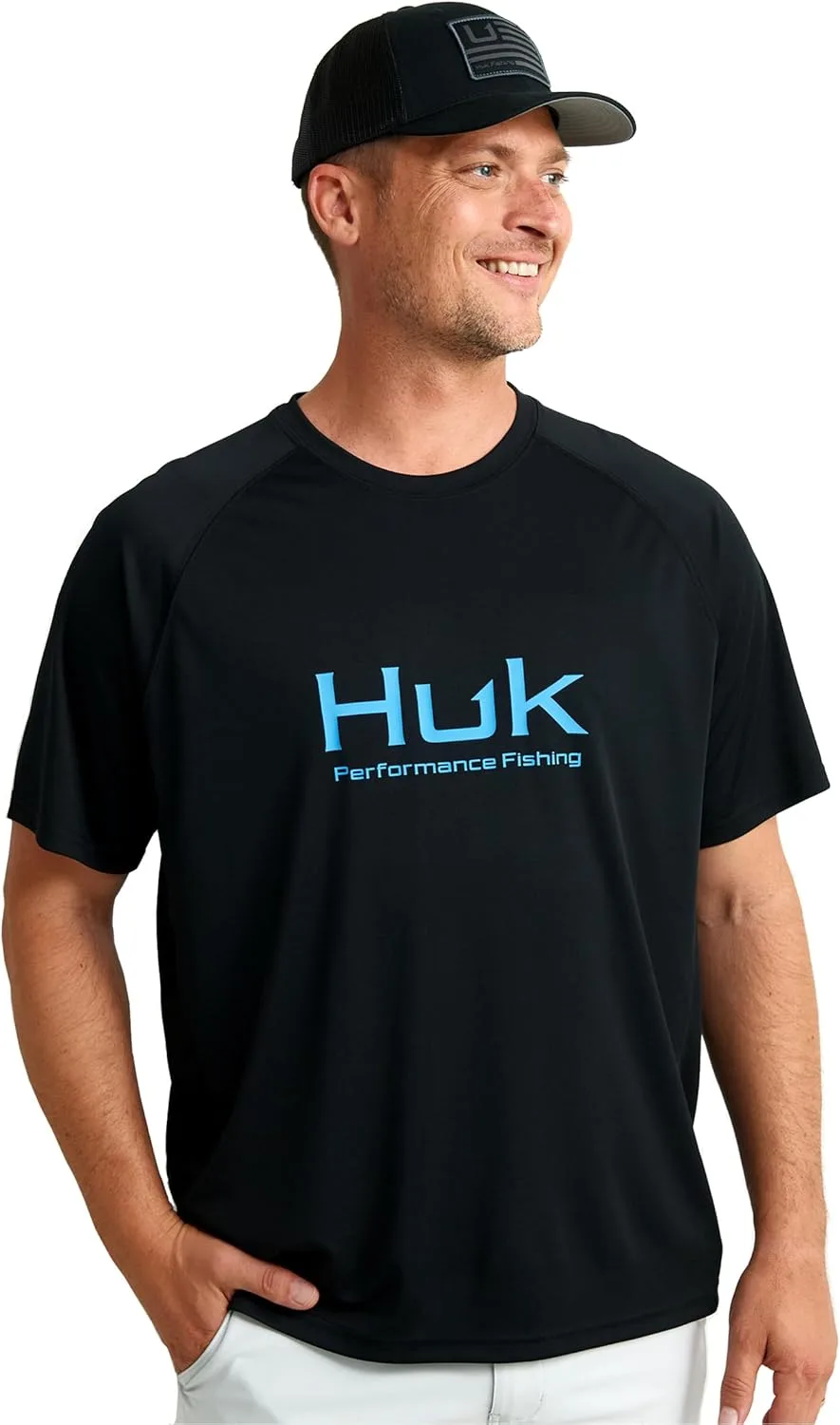 HUK мужская футболка Pursuit с коротким рукавом, производительная и с защитой от солнца
HUK мужская футболка Pursuit с коротким рукавом, производительная и с защитой от солнца