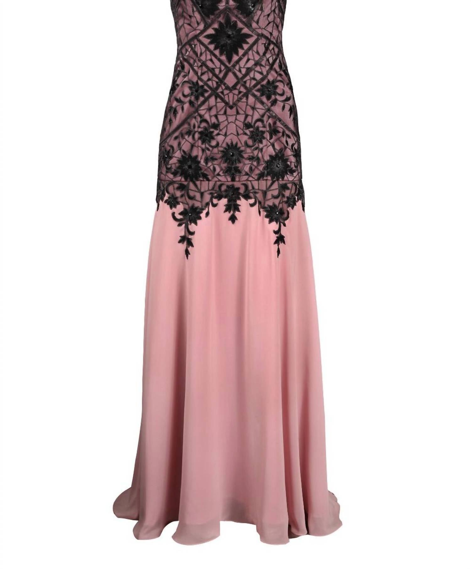 Вечернее платье без бретелек с цветочной вышивкой цвета орхидеи черного цвета Suewong
Вечернее платье без бретелек с цветочной вышивкой цвета орхидеи черного цвета Suewong