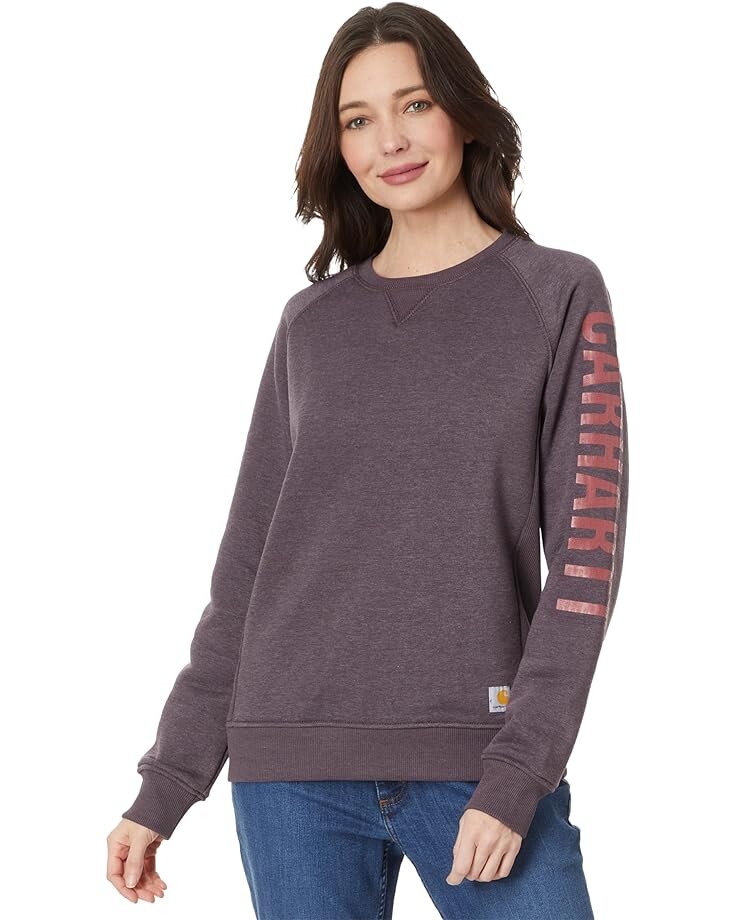 Толстовка Carhartt Relaxed Fit Midweight Crew Neck Block Logo Sleeve Graphic, цвет Blackberry Heather
Толстовка Carhartt Relaxed Fit Midweight Crew Neck Block Logo Sleeve Graphic, цвет Blackberry Heather