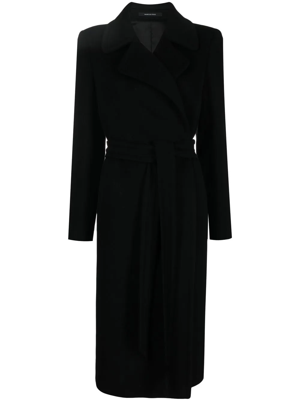 Длинное однобортное пальто с поясом Tagliatore, черный
Длинное однобортное пальто с поясом Tagliatore, черный