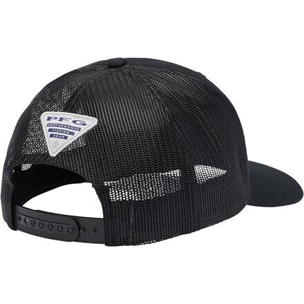 Кепка дальнобойщика с сетчатыми крючками PFG и застежкой на спине Columbia, цвет Black/Silver PFG
Кепка дальнобойщика с сетчатыми крючками PFG и застежкой на спине Columbia, цвет Black/Silver PFG