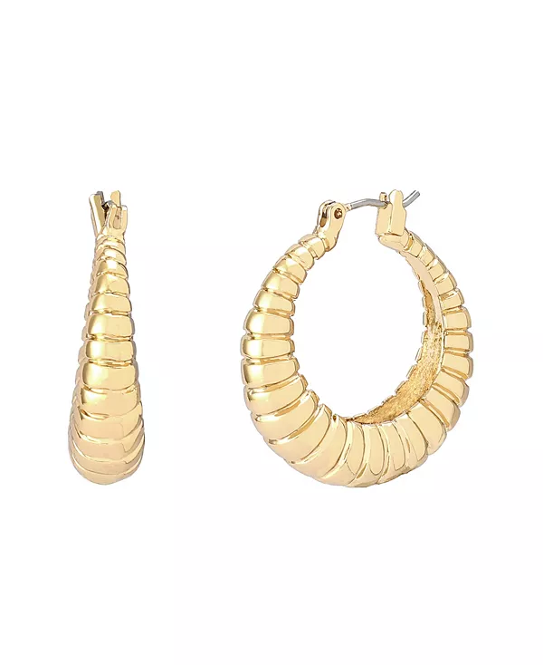 Ребристые трубчатые серьги-кольца Robert Lee Morris Soho, gold
Ребристые трубчатые серьги-кольца Robert Lee Morris Soho, gold