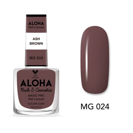 Лак для ногтей Magic Pro 15 мл - Mg 024 / Пепельно-коричневый Aloha Nails & Cosmetics
Лак для ногтей Magic Pro 15 мл - Mg 024 / Пепельно-коричневый Aloha Nails & Cosmetics