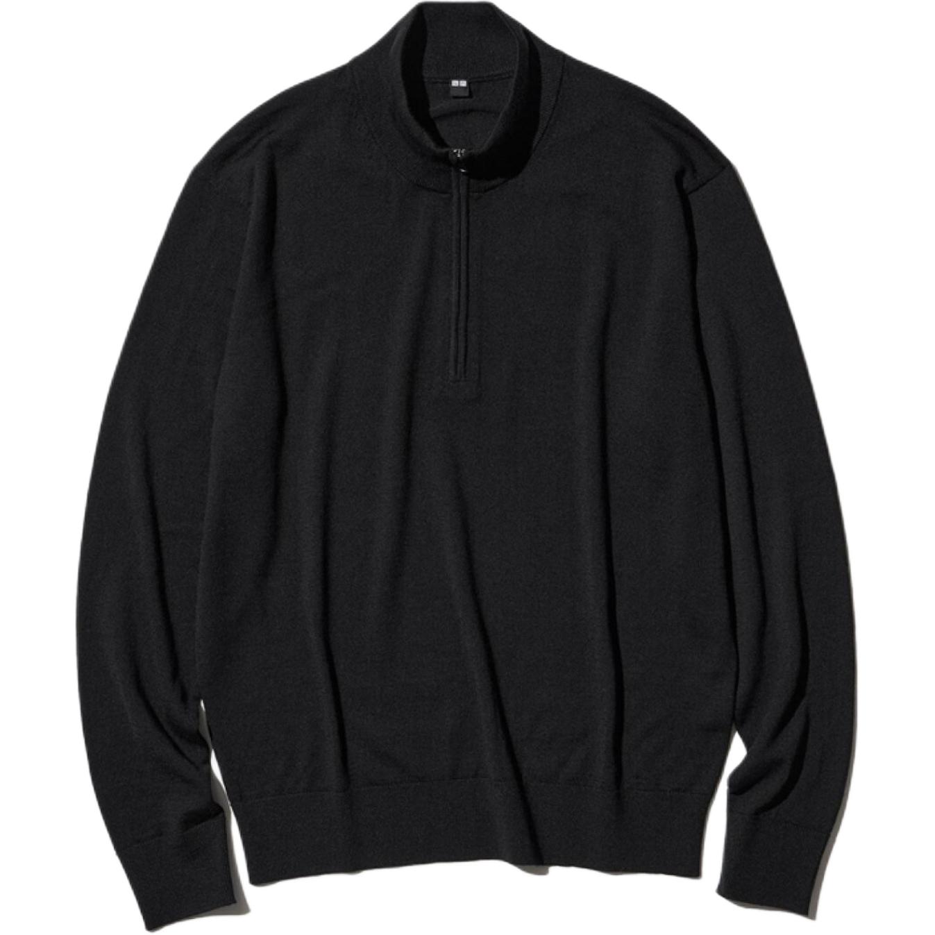 Свитер унисекс черный UNIQLO
Свитер унисекс черный UNIQLO