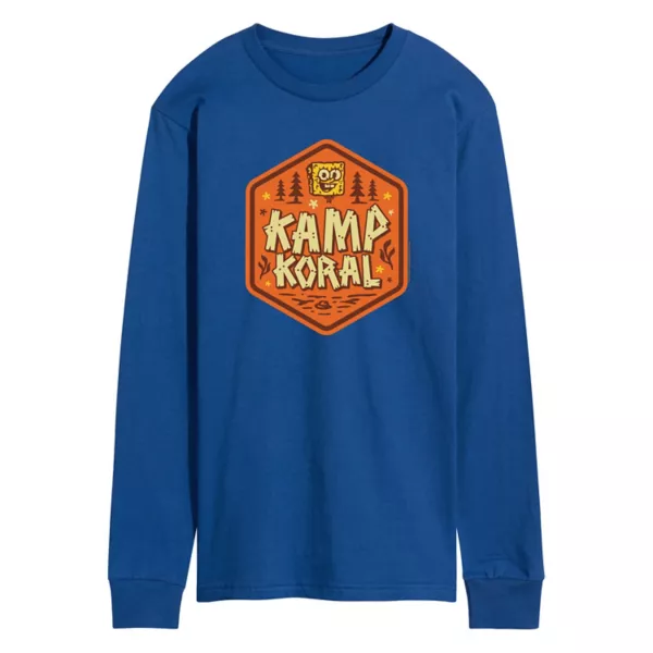 Мужская футболка с длинным рукавом и принтом «Губка Боб Квадратные Штаны» Kamp Koral Nickelodeon, синий
Мужская футболка с длинным рукавом и принтом «Губка Боб Квадратные Штаны» Kamp Koral Nickelodeon, синий