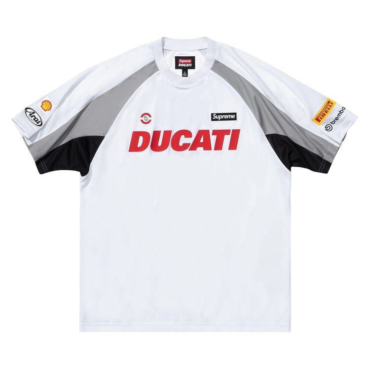 Джерси Supreme x Ducati Soccer Jersey White, белый
Джерси Supreme x Ducati Soccer Jersey White, белый