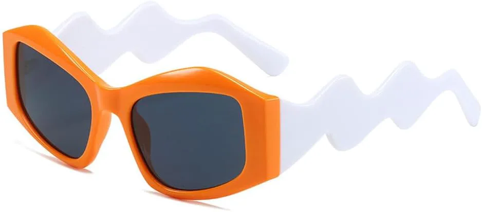 Солнцезащитные очки «кошачий глаз» с изогнутыми дужками, модные панк-винтажные очки, роскошные солнцезащитные очки с защитой от УФ-излучения UV400 TKKTLLT, Orange
Солнцезащитные очки «кошачий глаз» с изогнутыми дужками, модные панк-винтажные очки, роскошные солнцезащитные очки с защитой от УФ-излучения UV400 TKKTLLT, Orange