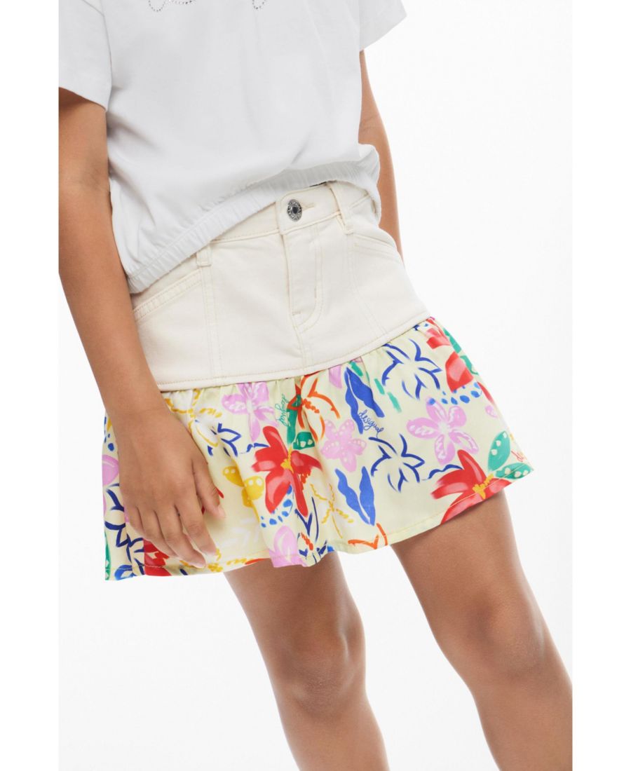 Детская мини-юбка с цветочным принтом Desigual, White
Детская мини-юбка с цветочным принтом Desigual, White