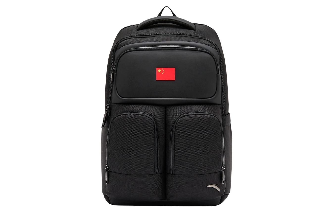 ANTA Нейлоновый рюкзак унисекс черный, Black
ANTA Нейлоновый рюкзак унисекс черный, Black