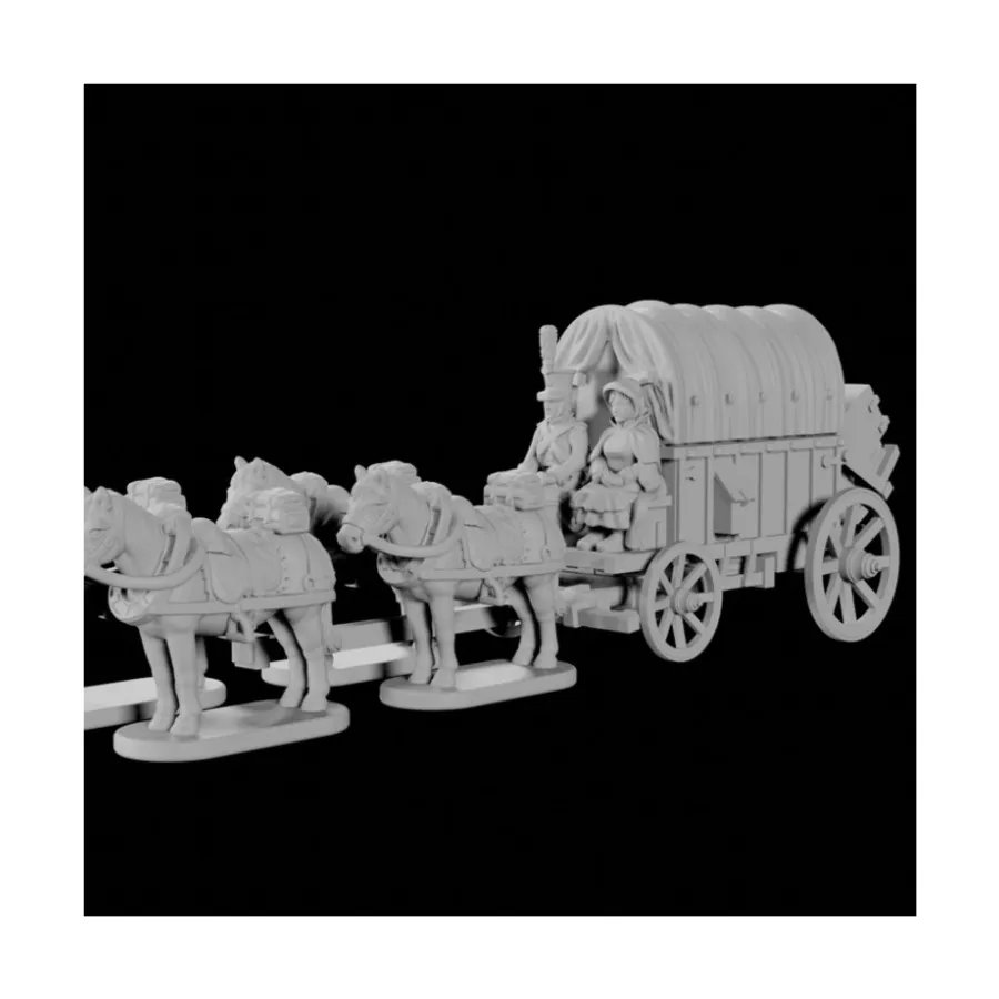 Французский вагон снабжения (крытый) и поезд в Шако, ESR Napoleonics Miniatures - France (10mm)
Французский вагон снабжения (крытый) и поезд в Шако, ESR Napoleonics Miniatures - France (10mm)