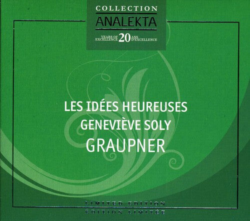 CD диск Graupner / Soly / Ensemble Les Idees Heureuses: Partitas
CD диск Graupner / Soly / Ensemble Les Idees Heureuses: Partitas