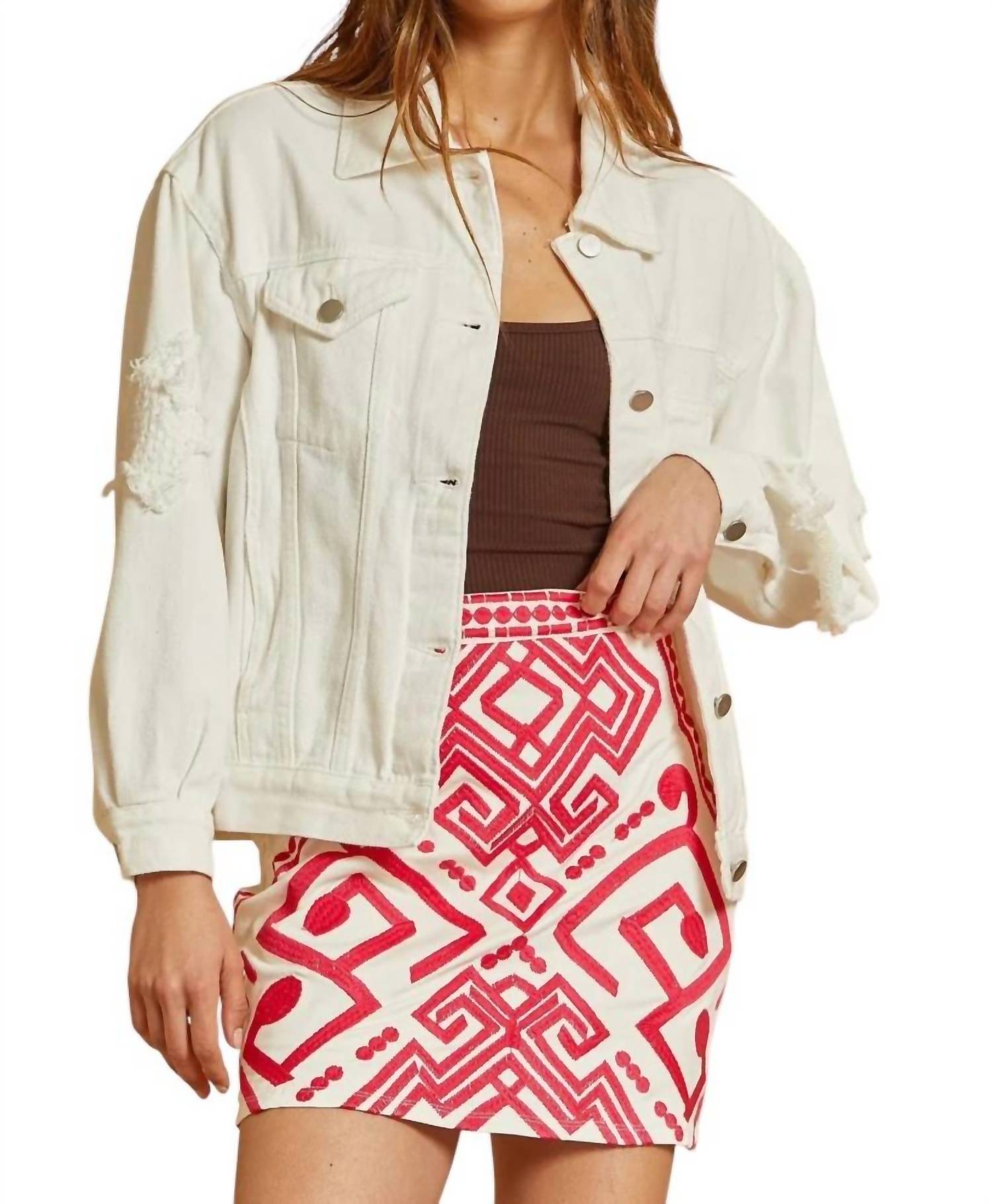 Куртка Star Of The Show цвета слоновой кости ANDREE BY UNIT
Куртка Star Of The Show цвета слоновой кости ANDREE BY UNIT