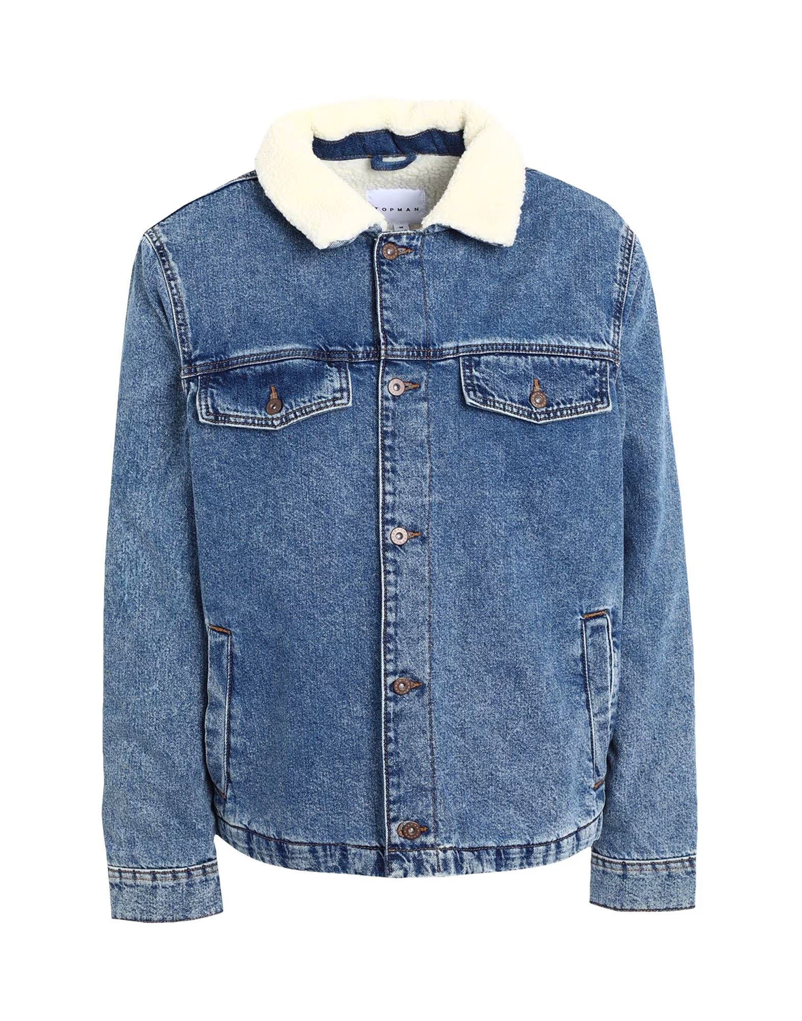 Джинсовая куртка Topman Borg Collar Denim Jacket In Mid Wash Blue Topman, синий
Джинсовая куртка Topman Borg Collar Denim Jacket In Mid Wash Blue Topman, синий