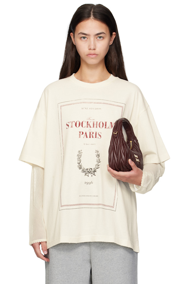 Acne Studios Футболка Off-White с многослойным принтом, Белый, Acne Studios Футболка Off-White с многослойным принтом
Acne Studios Футболка Off-White с многослойным принтом, Белый, Acne Studios Футболка Off-White с многослойным принтом