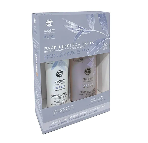 Очищающая маска для лица + мицеллярная вода Detoxificante y Renovador Naobay, 1 UD
Очищающая маска для лица + мицеллярная вода Detoxificante y Renovador Naobay, 1 UD