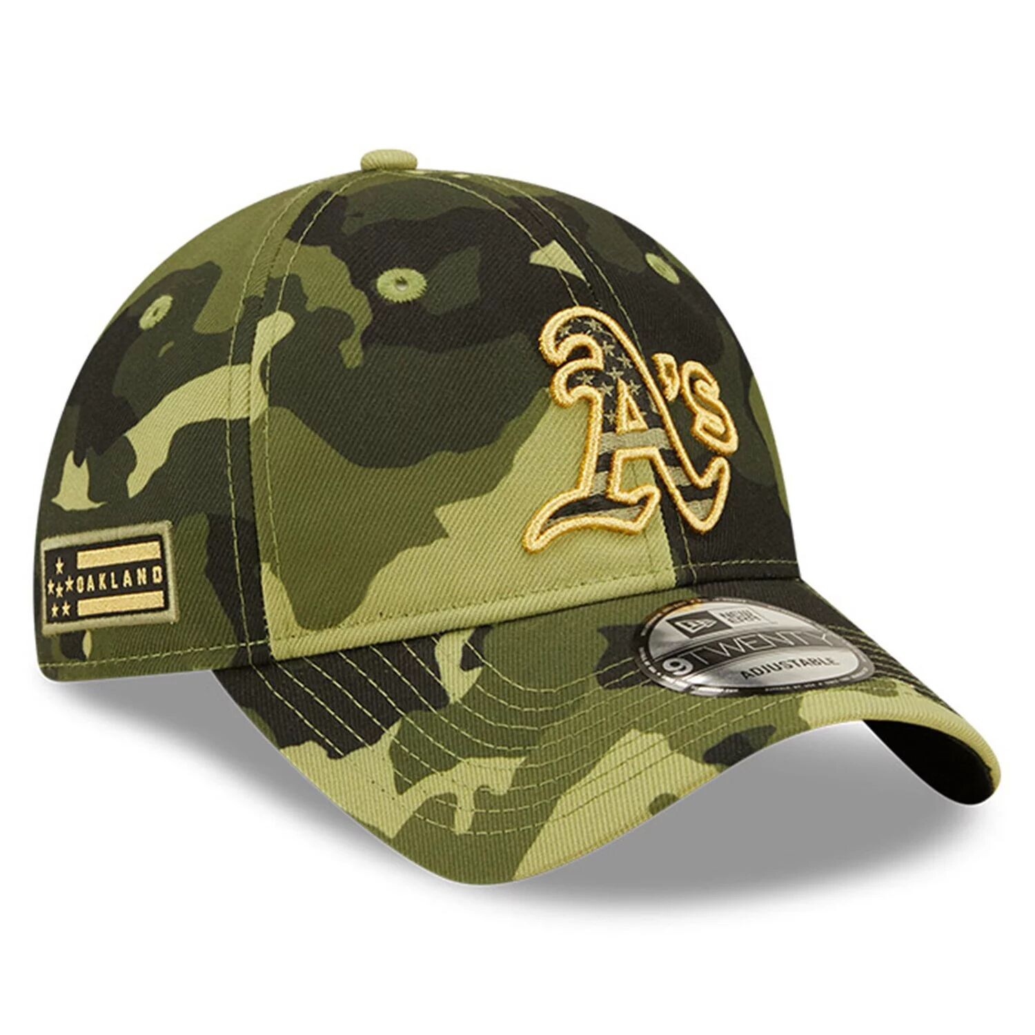 Мужская камуфляжная регулируемая кепка New Era Oakland Athletics ко Дню вооруженных сил 2022 9TWENTY
Мужская камуфляжная регулируемая кепка New Era Oakland Athletics ко Дню вооруженных сил 2022 9TWENTY