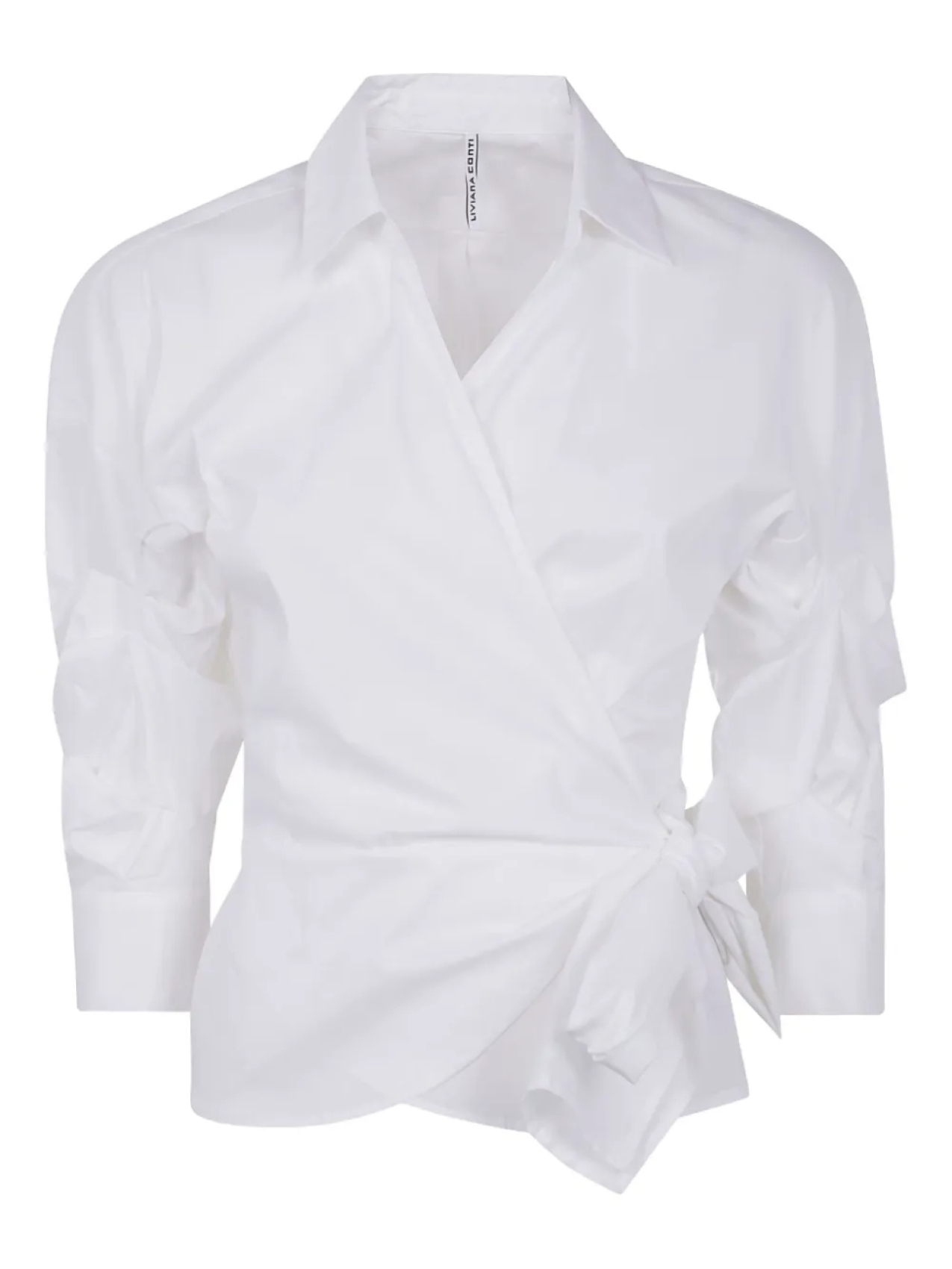 Рубашка с завязкой на завязке Liviana Conti, белый
Рубашка с завязкой на завязке Liviana Conti, белый