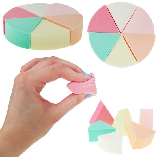 Спонжи для макияжа, треугольная губка, 8 шт., inna
Спонжи для макияжа, треугольная губка, 8 шт., inna