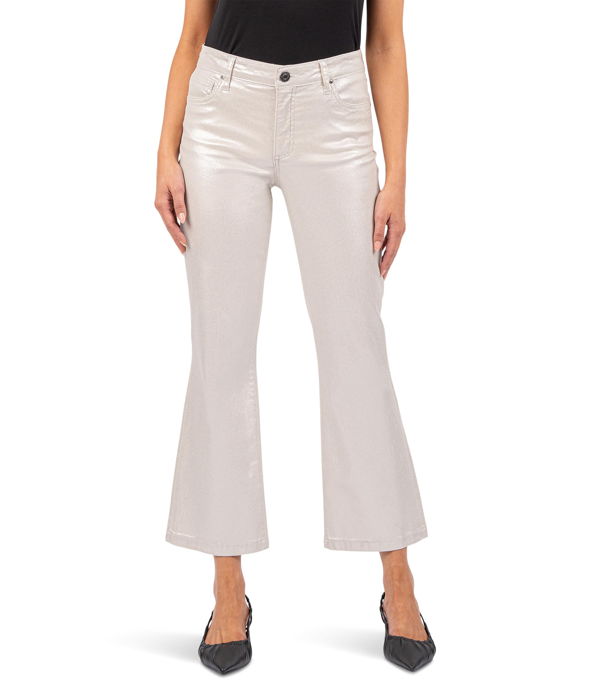 Джинсы KUT from the Kloth Kelsey High Rise Fab Ab Ankle Flare With Wide Hem, Lt Silver
Джинсы KUT from the Kloth Kelsey High Rise Fab Ab Ankle Flare With Wide Hem, Lt Silver