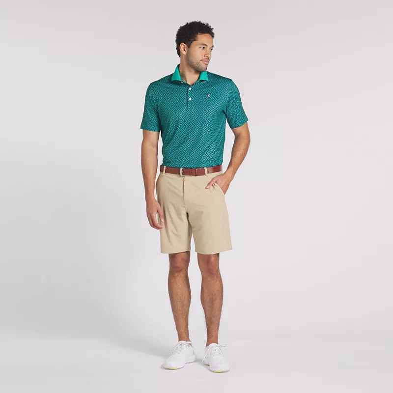 Мужская рубашка-поло для гольфа с короткими рукавами PUMA X PTC Resort, цвет Deep Navy/Sparkling Green
Мужская рубашка-поло для гольфа с короткими рукавами PUMA X PTC Resort, цвет Deep Navy/Sparkling Green