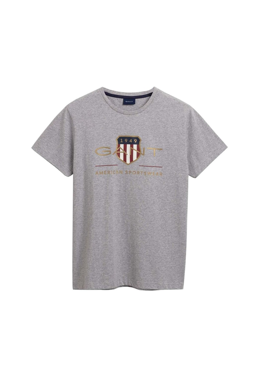 Мужская футболка - D2. ARCHIVE SHIELD, круглый вырез, короткие рукава, хлопок, принт GANT, серый
Мужская футболка - D2. ARCHIVE SHIELD, круглый вырез, короткие рукава, хлопок, принт GANT, серый