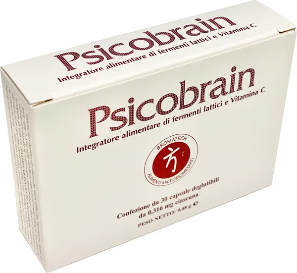 Bromatech Psicobrain 30 капсул Молочнокислые ферменты и витамин С для нервной системы
Bromatech Psicobrain 30 капсул Молочнокислые ферменты и витамин С для нервной системы
