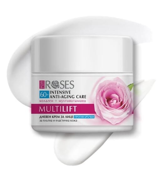 Мультиактивный крем-роза с коллагеном 60+, 50мл Nature of Agiva
Мультиактивный крем-роза с коллагеном 60+, 50мл Nature of Agiva