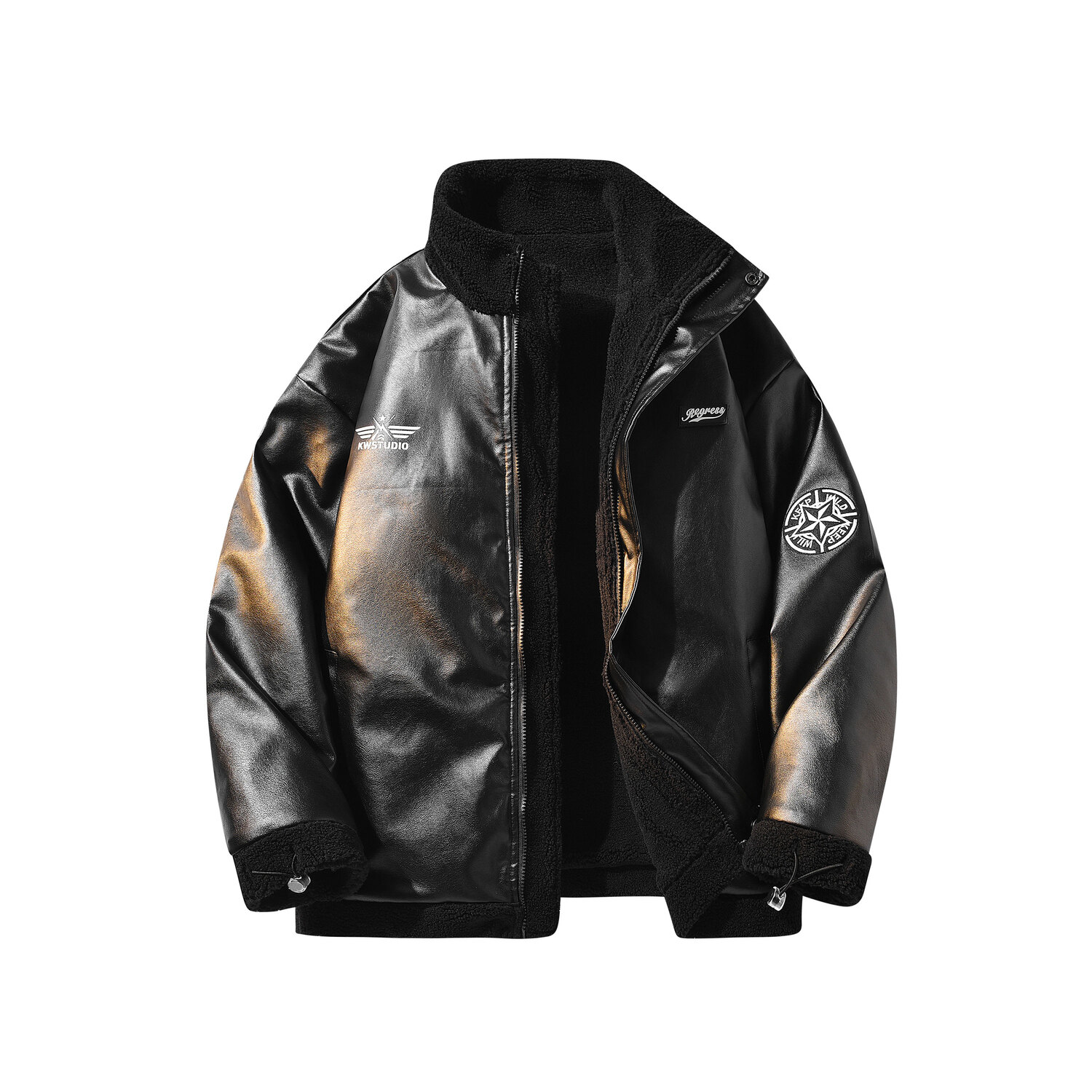 Кожаная куртка унисекс KW, черная (в комплекте немецкий флисовый базовый слой), Черный, Кожаная куртка унисекс KW, черная (в комплекте немецкий флисовый базовый слой) 
Кожаная куртка унисекс KW, черная (в комплекте немецкий флисовый базовый слой), Черный, Кожаная куртка унисекс KW, черная (в комплекте немецкий флисовый базовый слой)