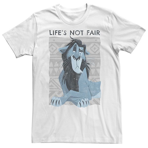 Футболка Big & Tall The Lion King Scar Life's Not Fair Disney
Футболка Big & Tall The Lion King Scar Life's Not Fair Disney