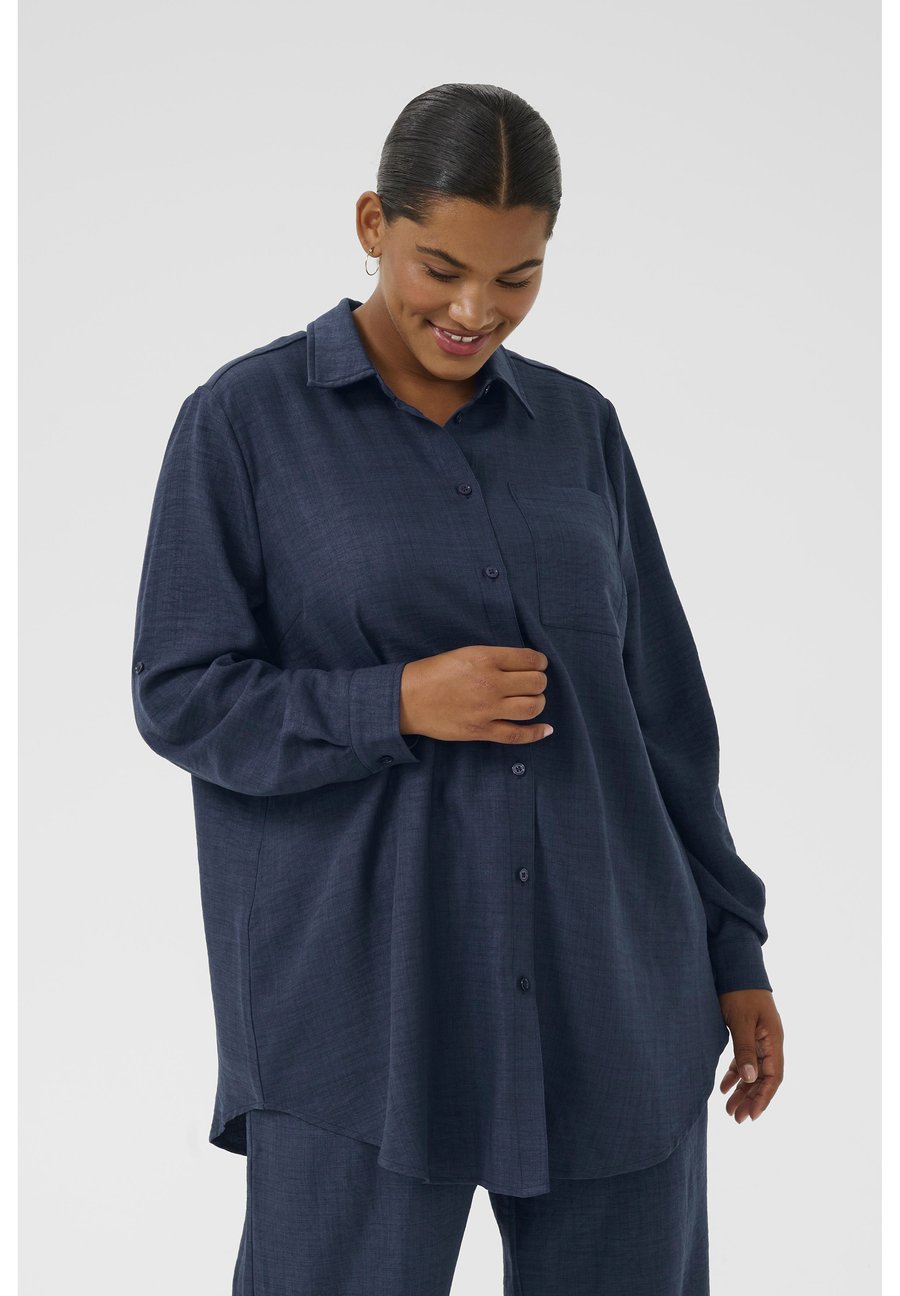 Блуза Kaffe Curve Button-down blouse, Mood Indigocc/Dark Blue
Блуза Kaffe Curve Button-down blouse, Mood Indigocc/Dark Blue