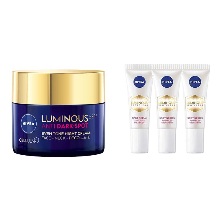 NIVEA 630 Bright White Dark Spot осветляющий питательный крем для лица с эффектом сияния, подтяжки, увлажнения и восстановления 50 мл
NIVEA 630 Bright White Dark Spot осветляющий питательный крем для лица с эффектом сияния, подтяжки, увлажнения и восстановления 50 мл