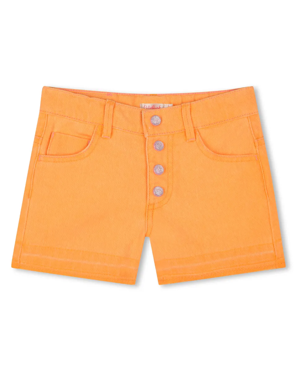 Хлопковые шорты для девочек с застежкой на пуговицы Billieblush, оранжевый
Хлопковые шорты для девочек с застежкой на пуговицы Billieblush, оранжевый