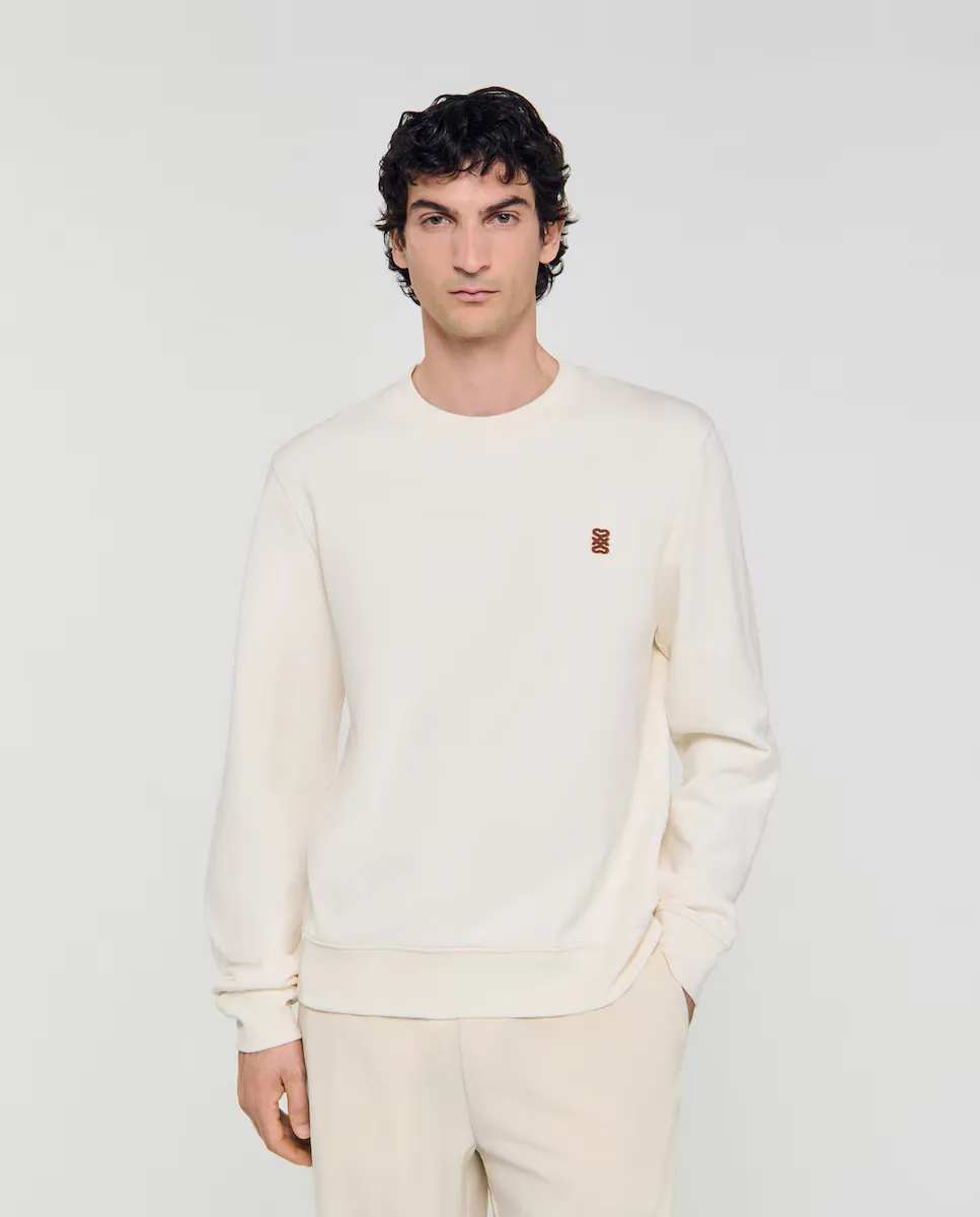 Оверсайз худи для мужчин с кожаной нашивкой Sandro, бежевый
Оверсайз худи для мужчин с кожаной нашивкой Sandro, бежевый